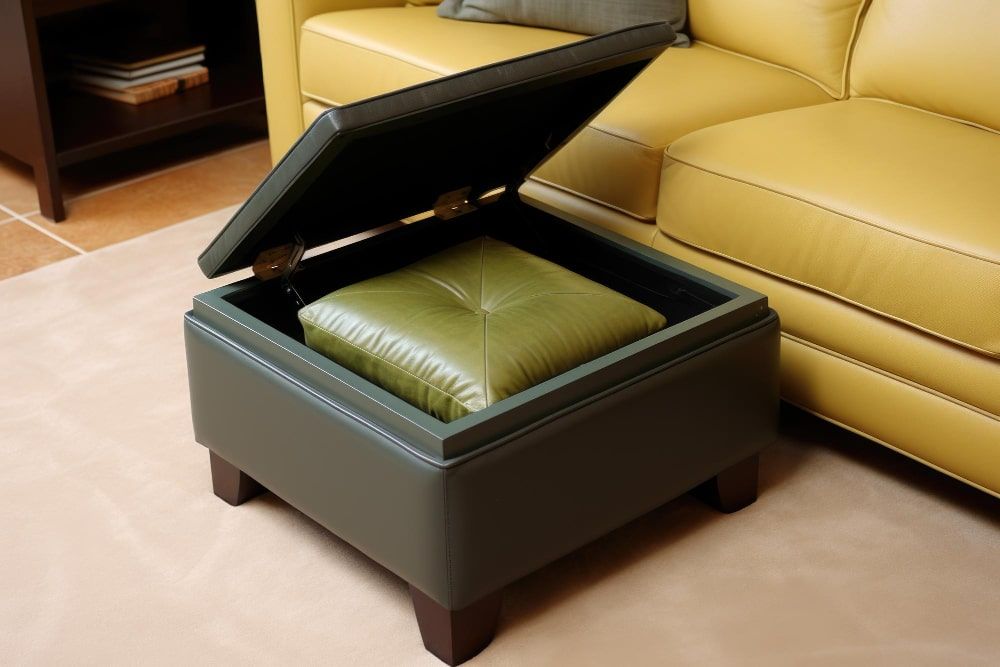 Ottomans with storage- home interior design 