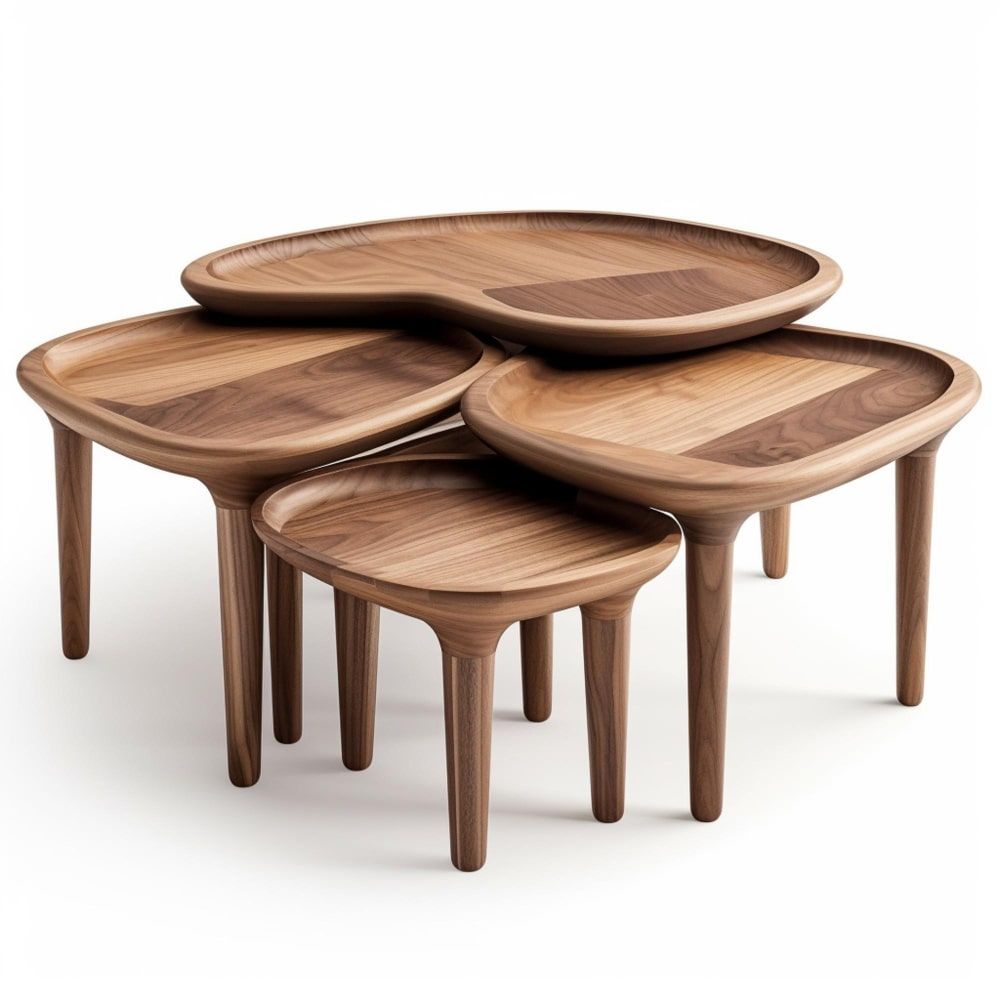 nesting table in home interior design 