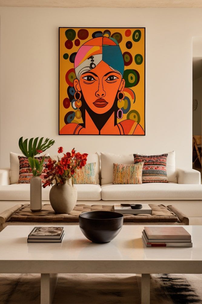 statement wall art - home interior design