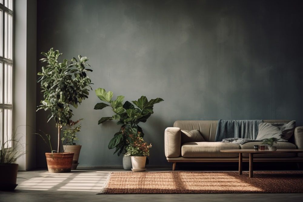 muted grey wall paint ideas