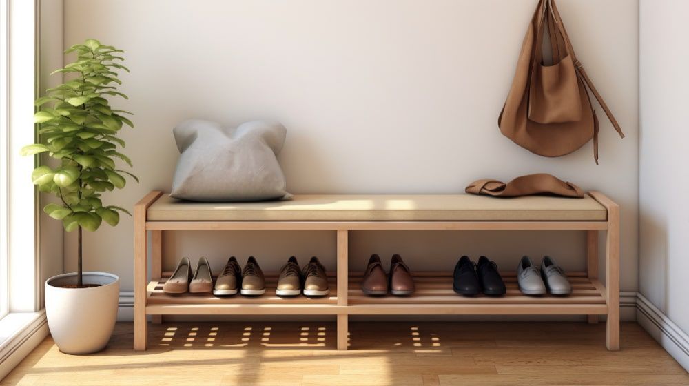 Shoe Bench with Storage