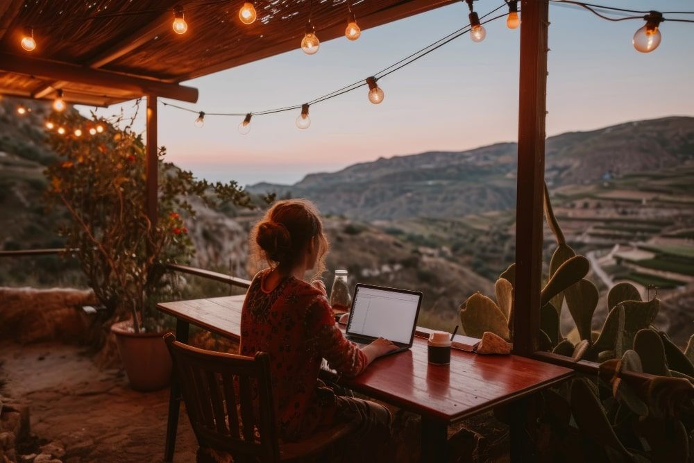 modern lifestyle- digital nomad