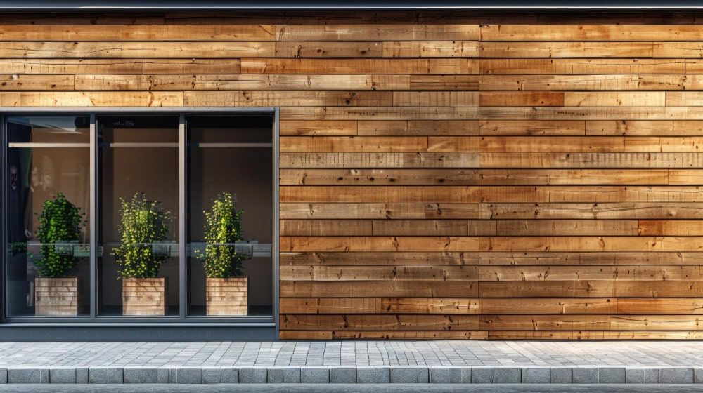 Wood Siding front wall design
