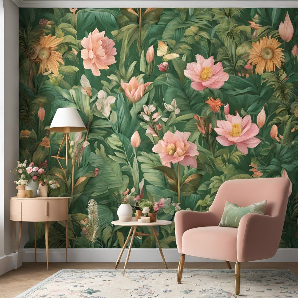 floral wallpaper 