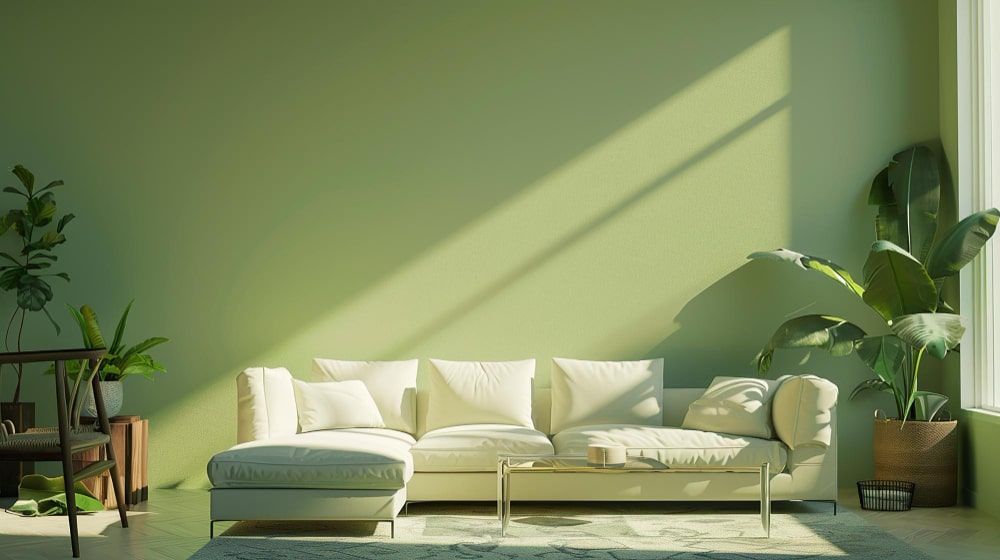 sage green wall paint