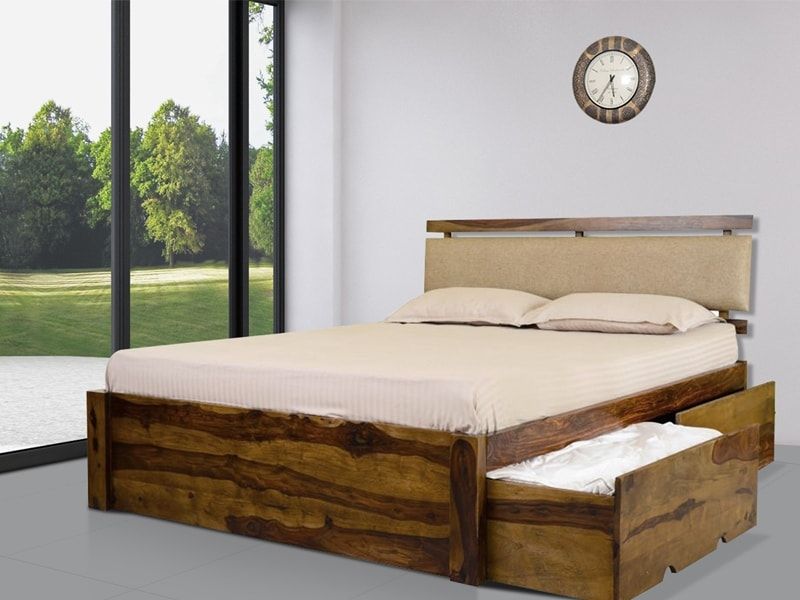 Cityfurnish-rented bed-storage-