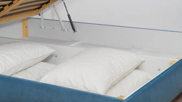 Storage drawer under bed