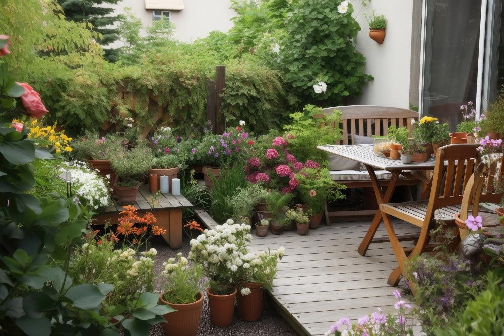 balcony decoration seating area