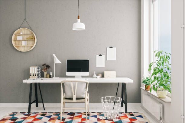 Aesthetic styles for home office- minimalist 