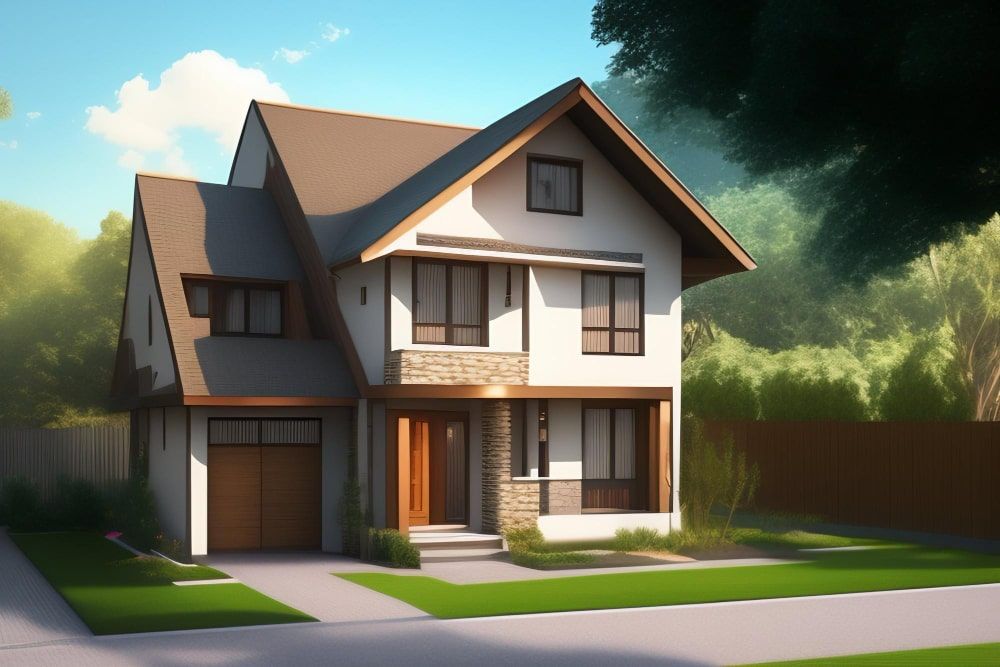 Taupe, Brown, and Beige House Paints exterior wall paint colour combination