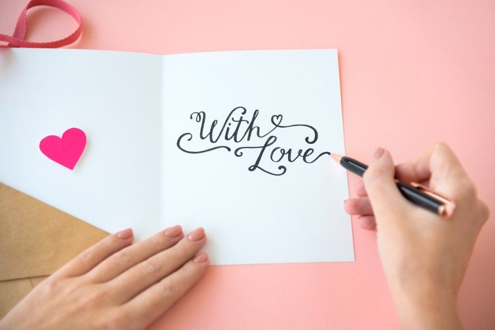birthday gift ideas- handwritten letter