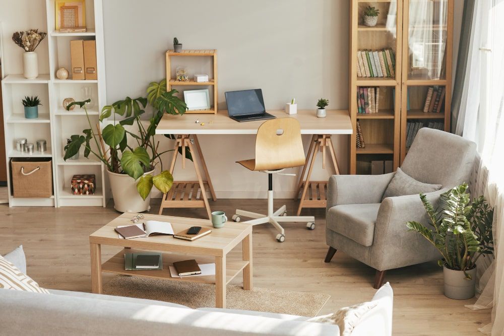 comfortable home office