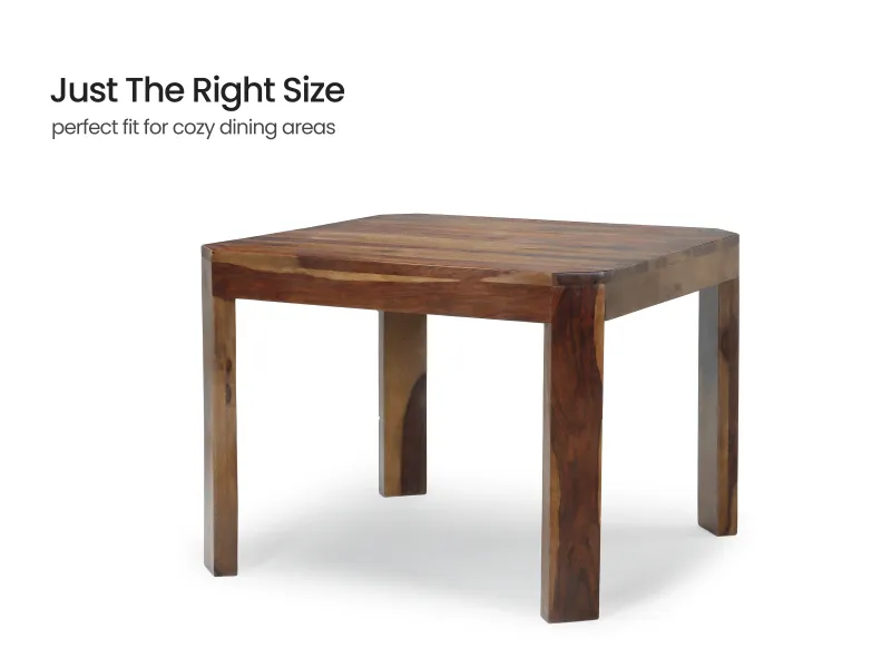 Alexa 4 Seater Dining Table with 4 Wooden Chairs