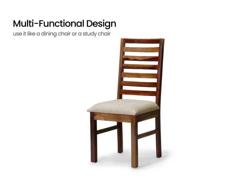 Alexa 4 Seater Dining Table with 4 Wooden Chairs