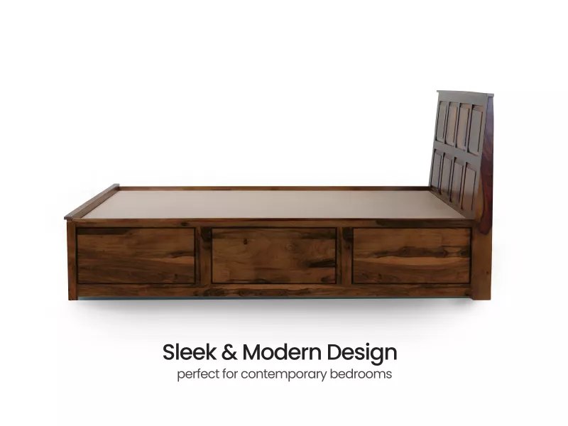 Alexa Queen Bed with Hydraulic Storage