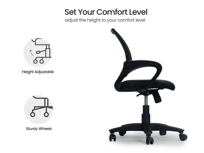 Alexa Study Table with Ergonomic Chair