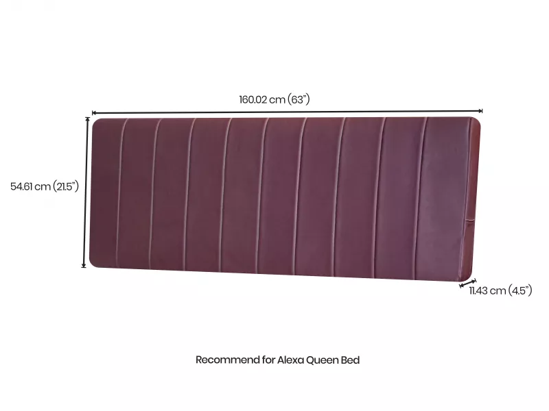 Regal Headboard in Burgundy