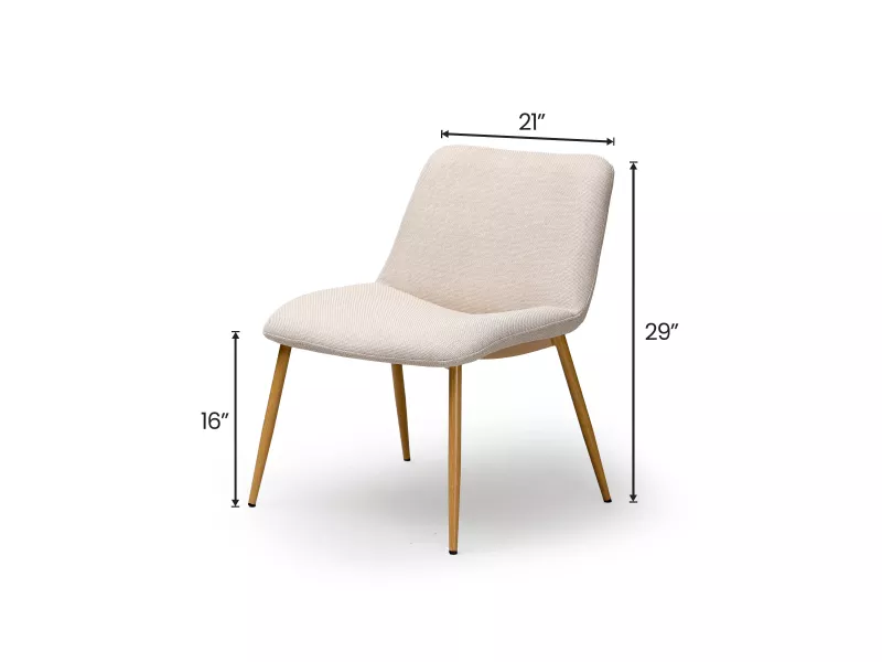 Cooper Lounge Chair in Beige Color
