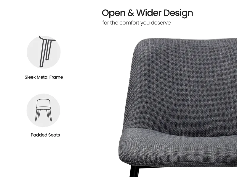 Cooper Lounge Chair in Grey Color