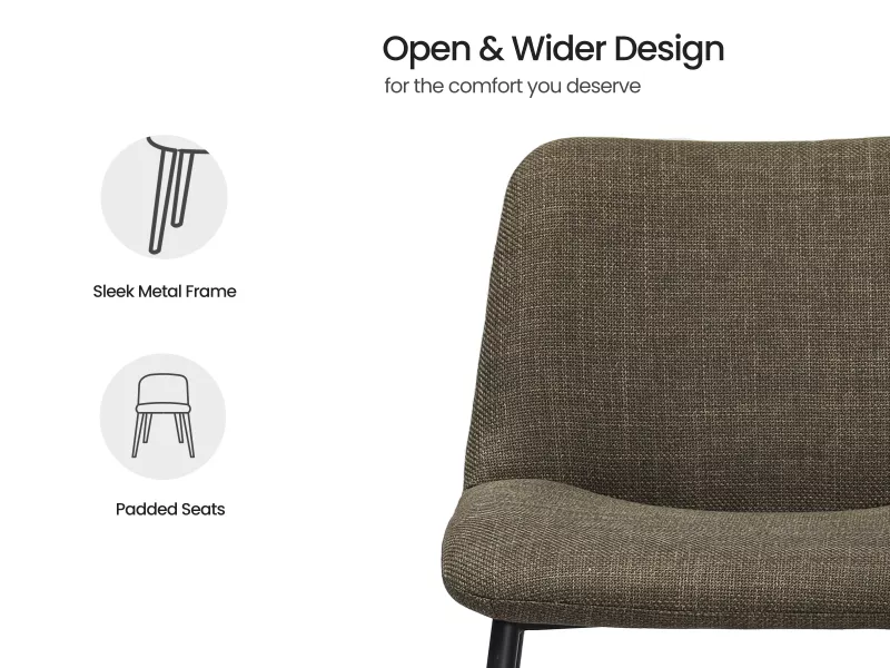 Cooper Lounge Chair in Olive Color