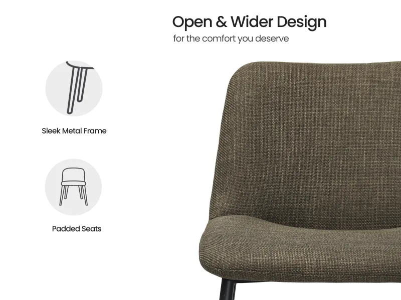 Cooper Lounge Chair in Olive Color