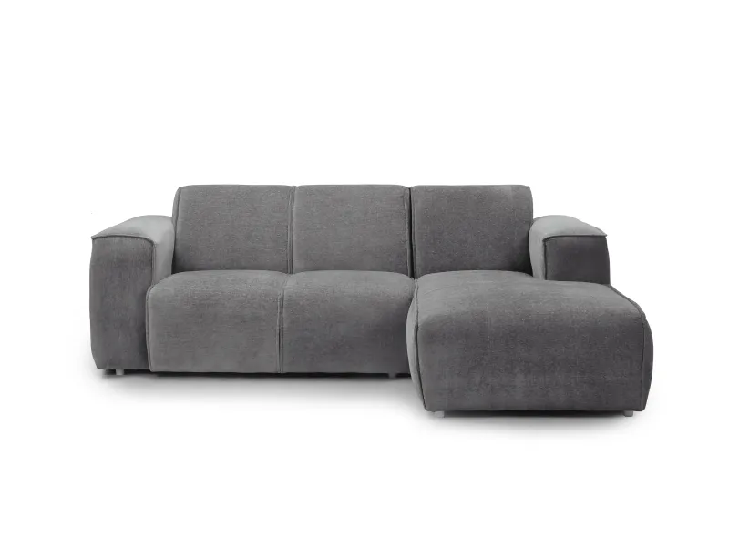 Cosmos L Shaped Sofa in Grey Color