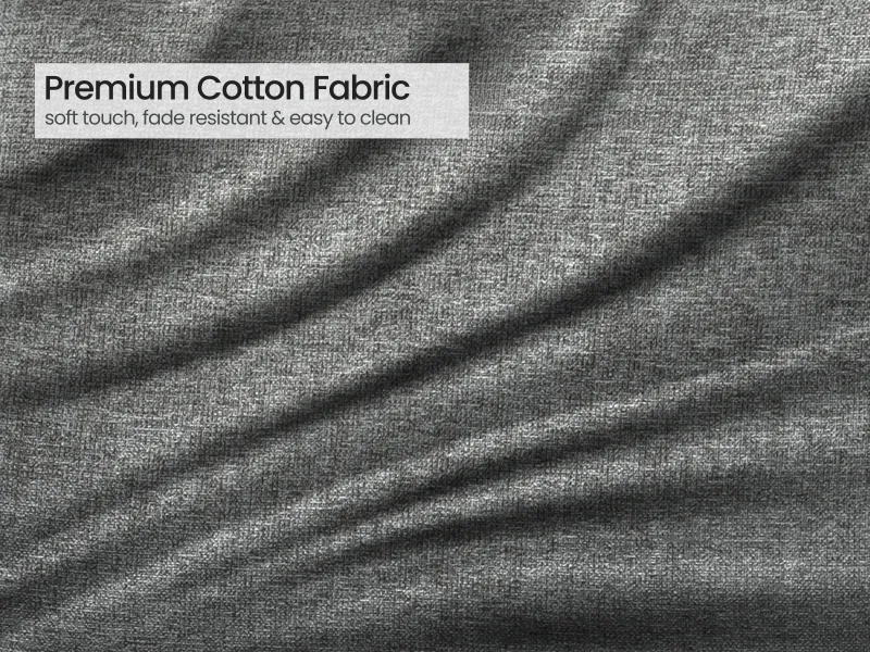 Cosmos L Shaped Sofa in Grey Color