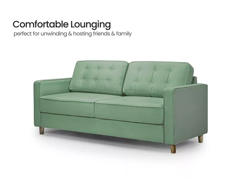 Dexter 3 Seater Sofa in Green Color