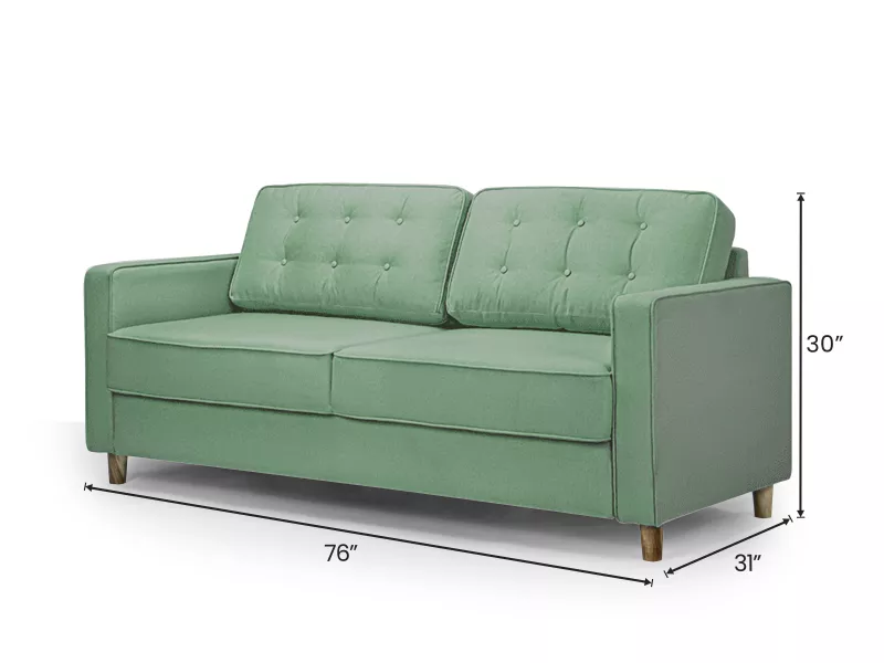 Dexter 3 Seater Sofa in Green Color
