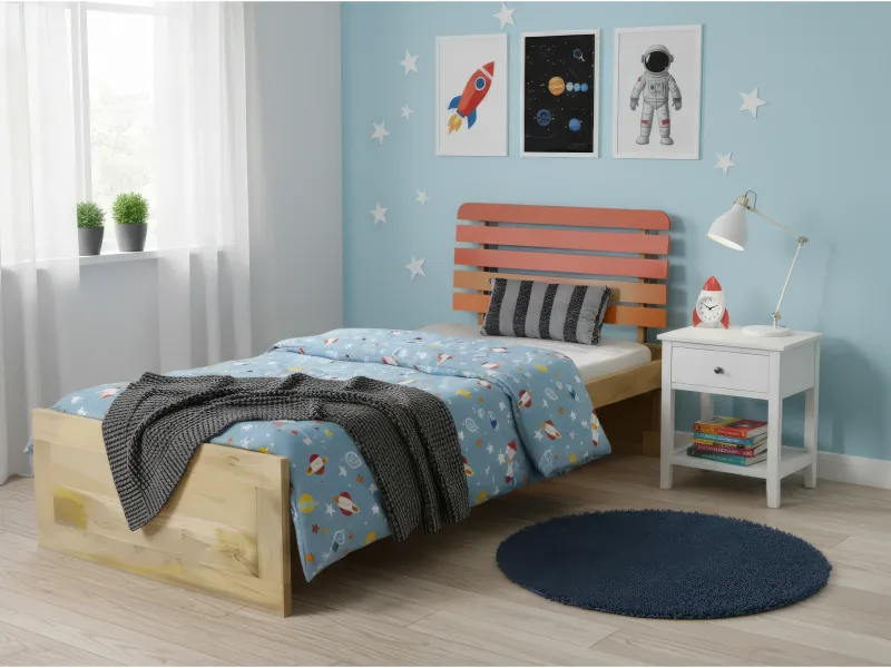 Erica Solid Wood Single Bed
