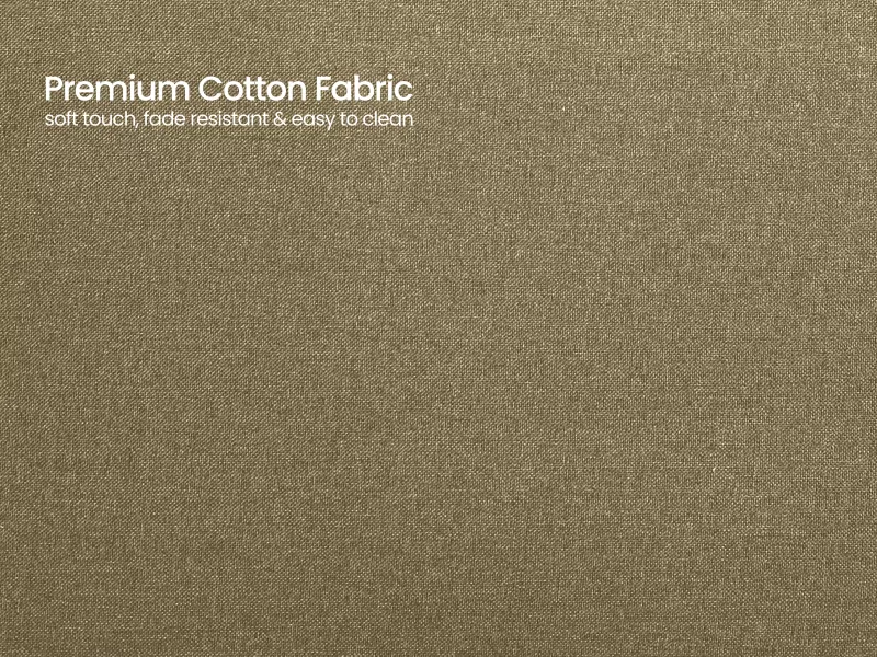 Hugo Upholstered 3 Seater Sofa in Beige Color