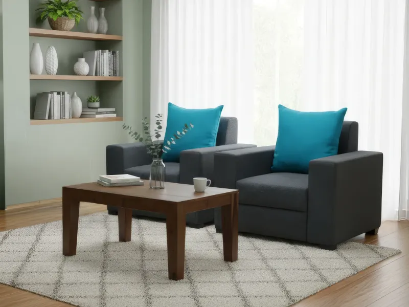 Hugo Twin Single Seater with Coffee Table