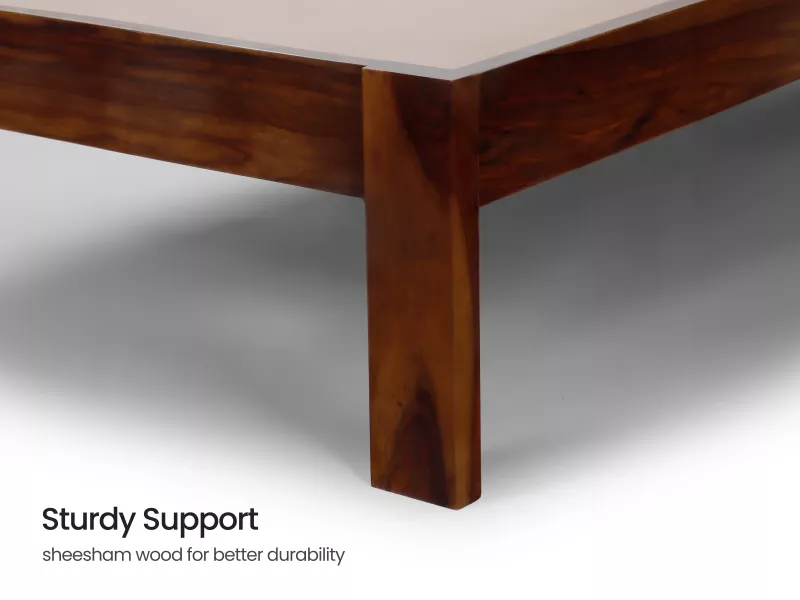 Hugo Solid Wood Queen Size Double Bed