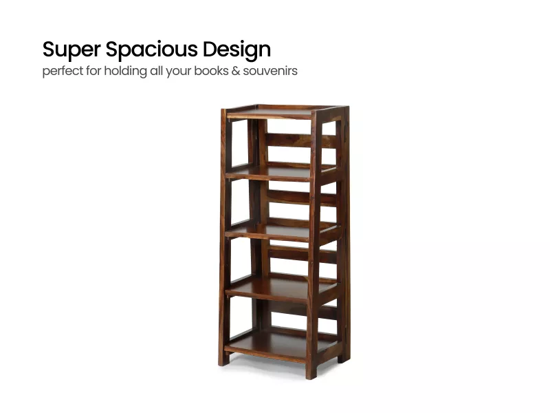 Hugo Study Table with Ergonomic Chair and Bookshelf