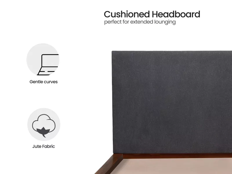 Jade Solid Wood Queen Size Double Bed