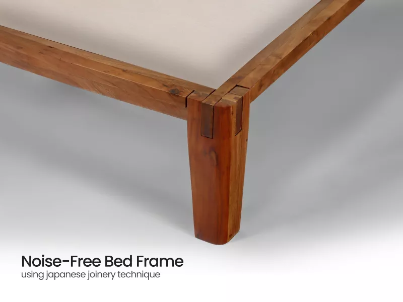 Jade Solid Wood Queen Size Double Bed