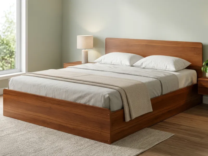 Luna Engineered Wood King Size Storage Bed (78x72)