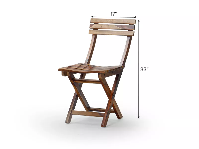 Nico Solid Wood Folding Chair