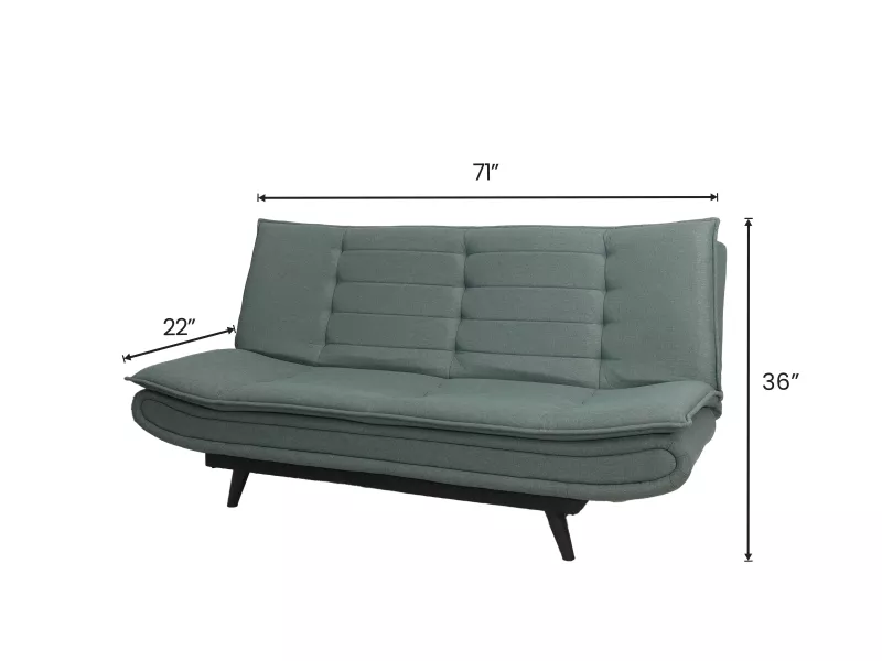 Oasis Sofa Cum Bed in Mineral Green