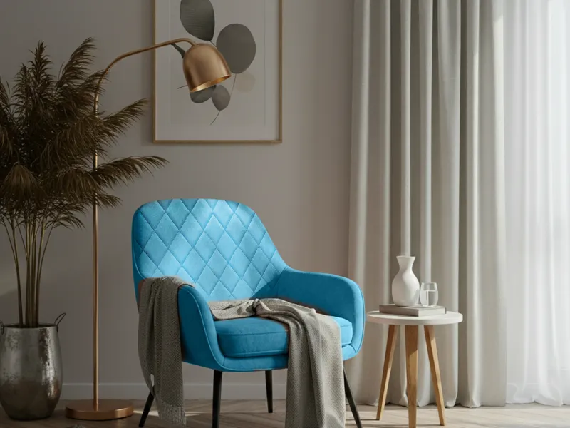 Orchid Dining Chair in Teal aqua