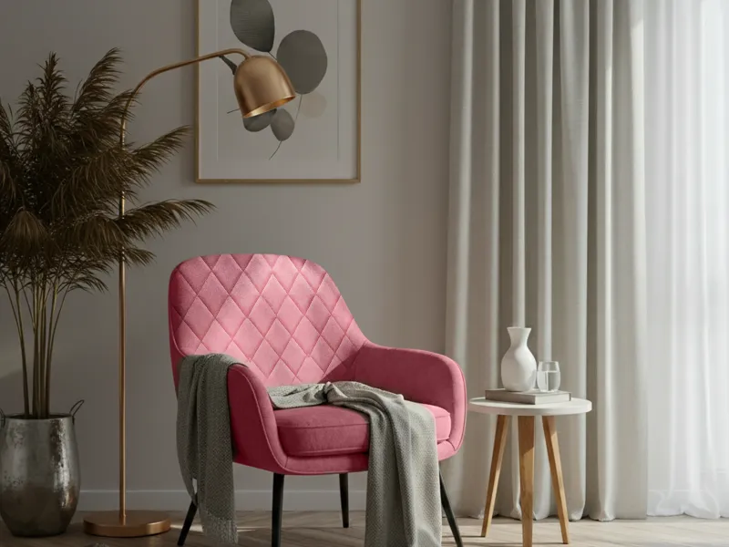 Orchid Dining Chair in Peach