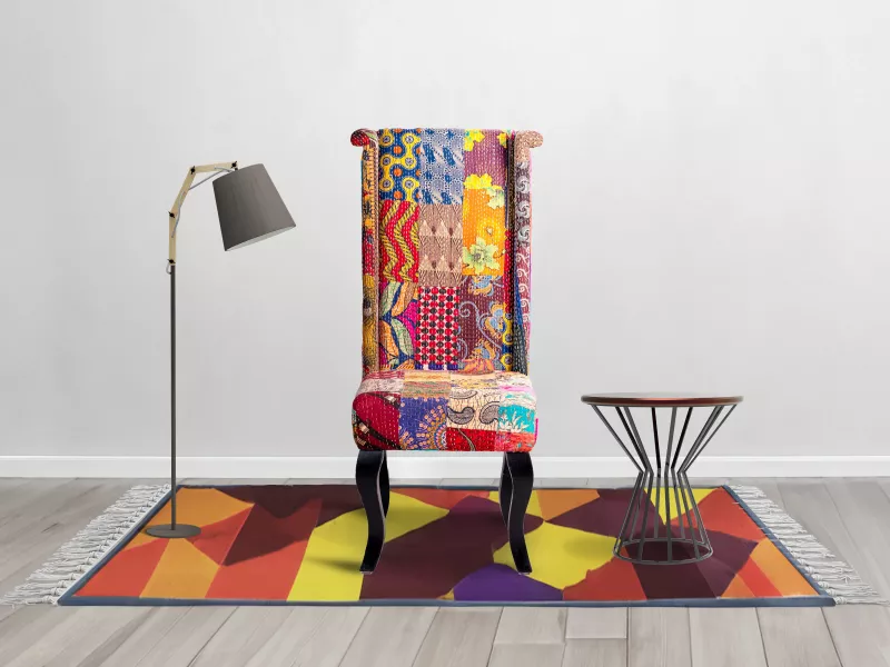 Belle Patch Work Chair