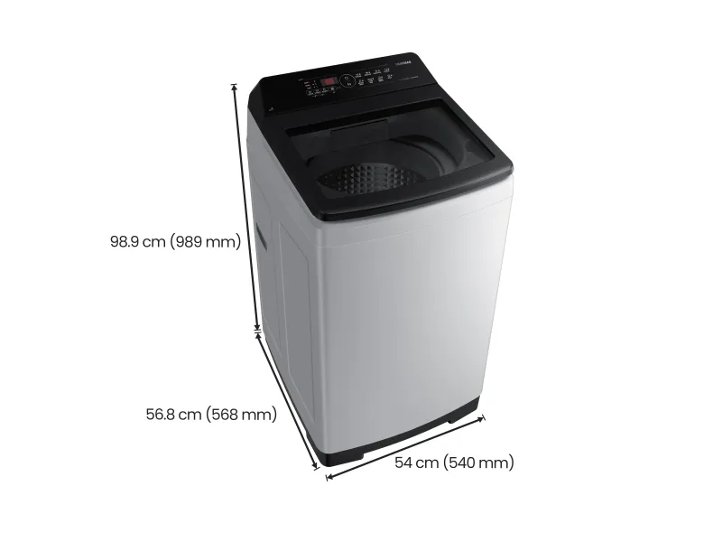Rio King Bed with Memory Foam Mattress and Samsung Washing Machine
