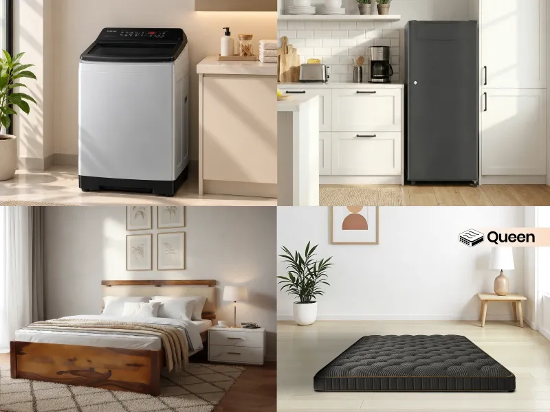 Belle Queen Sleep & Home Essentials with Samsung Washing Machine