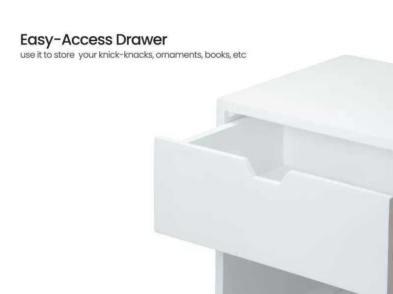 Soho Engineered Wood Bedside Table