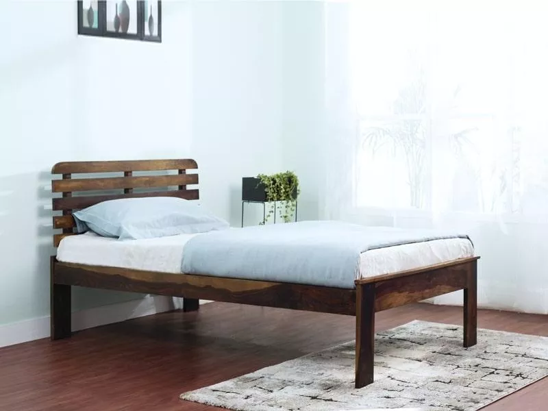 Alexa Single Bed with Mattress (72x 36 Inches) 