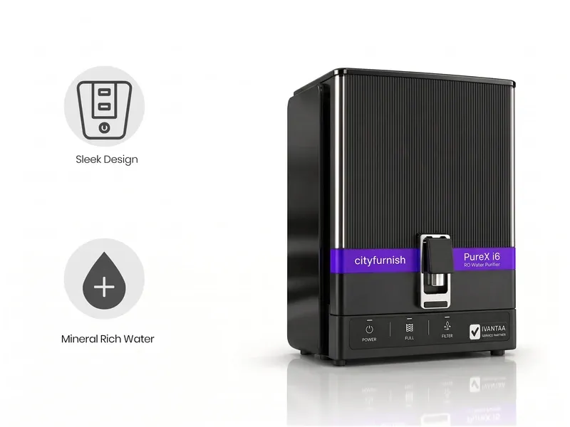 Purex i6 RO Water Purifier with Top Load Fully Automatic Washing Machine