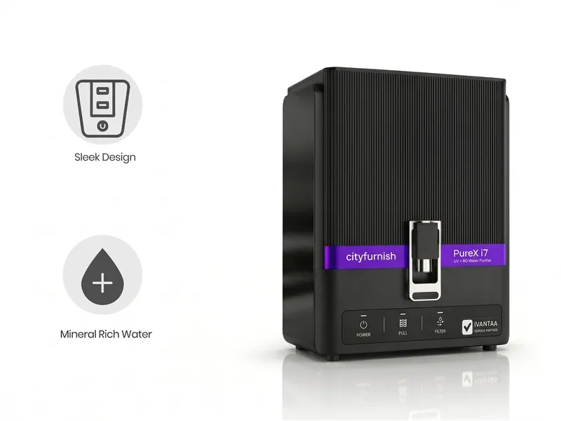 PureX i7 RO + UV Water Purifier with Top Load Fully Washing Machine