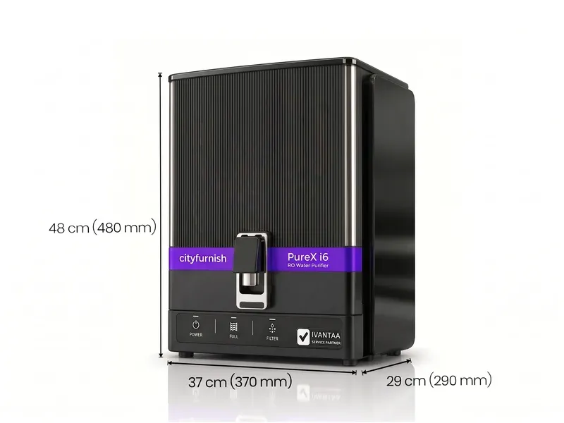 Purex i6 RO Water Purifier with Top Load Fully Automatic Washing Machine
