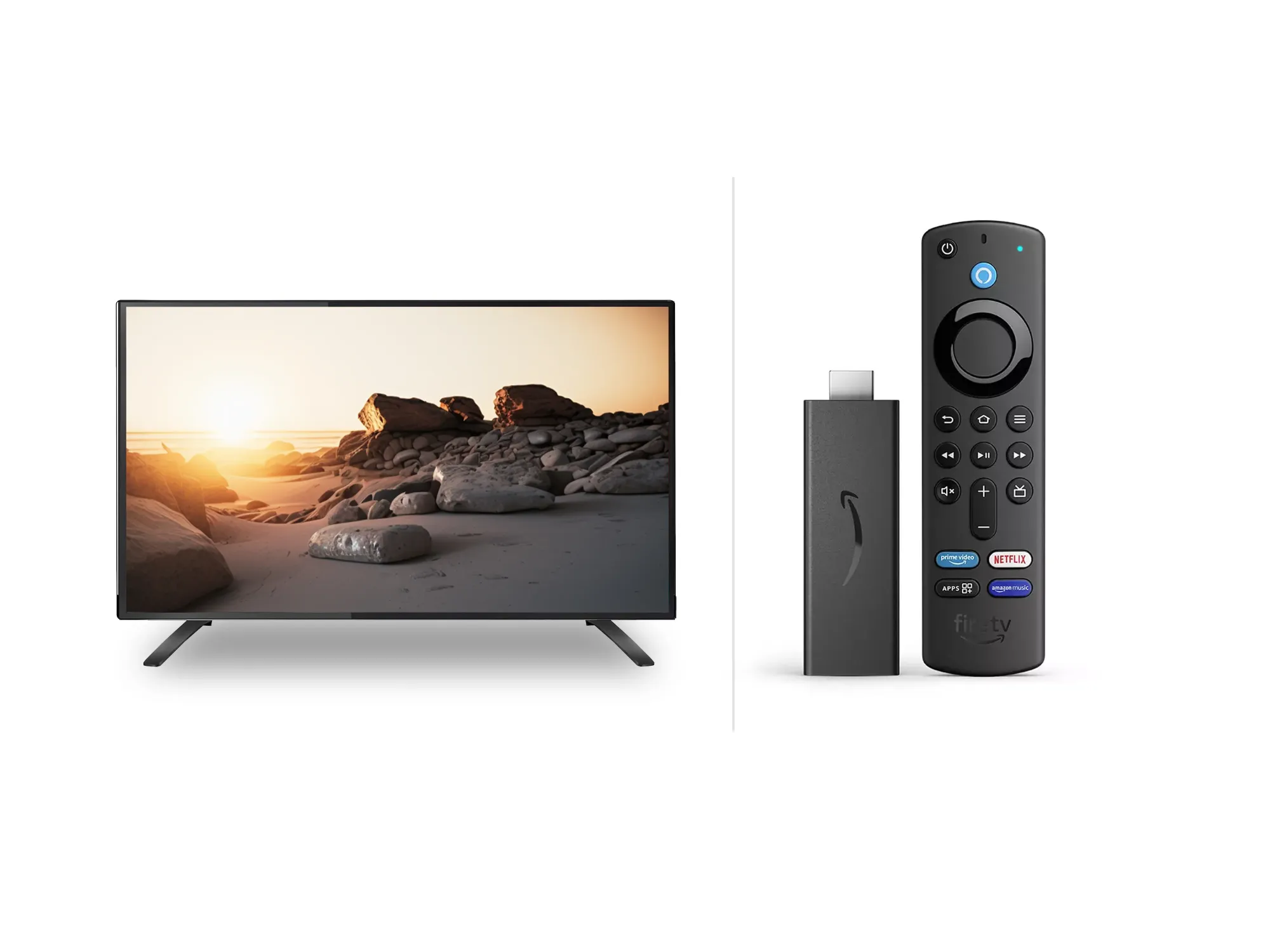 Rent 40 Inches TV with Amazon Fire Stick